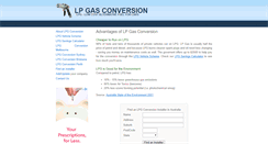 Desktop Screenshot of lpgasconversion.com.au